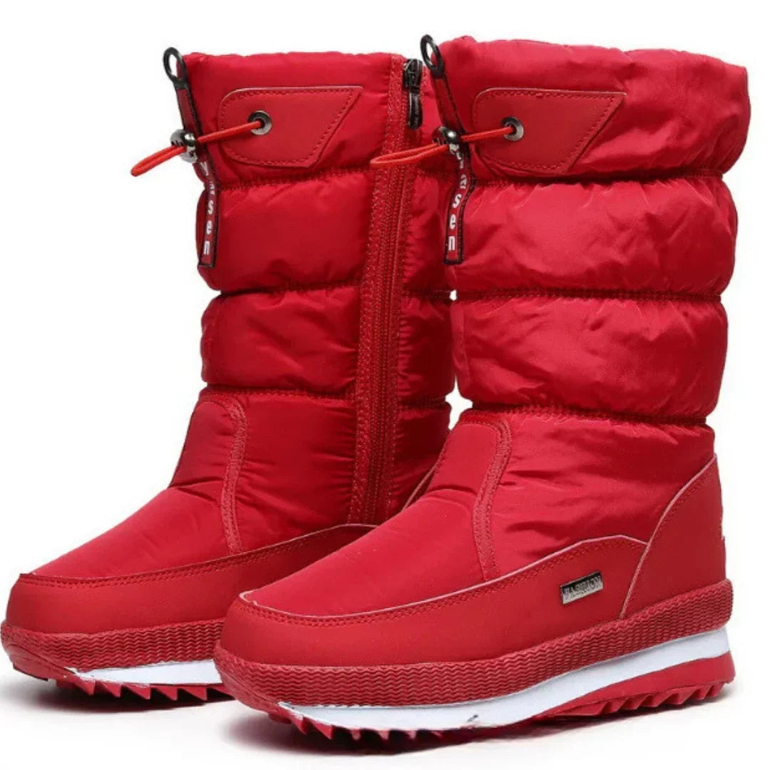 Women's Block Heel Boots with Side Zip and Cushioned Footbed | Fall and Winter Footwear | Size 4-12