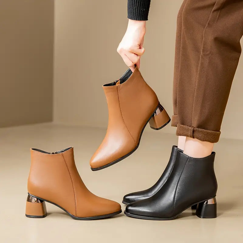 Women's Fall and Winter Boots with Cushioned Footbed | Casual Shoes with Everyday Grip Sole | Size 5.5-9