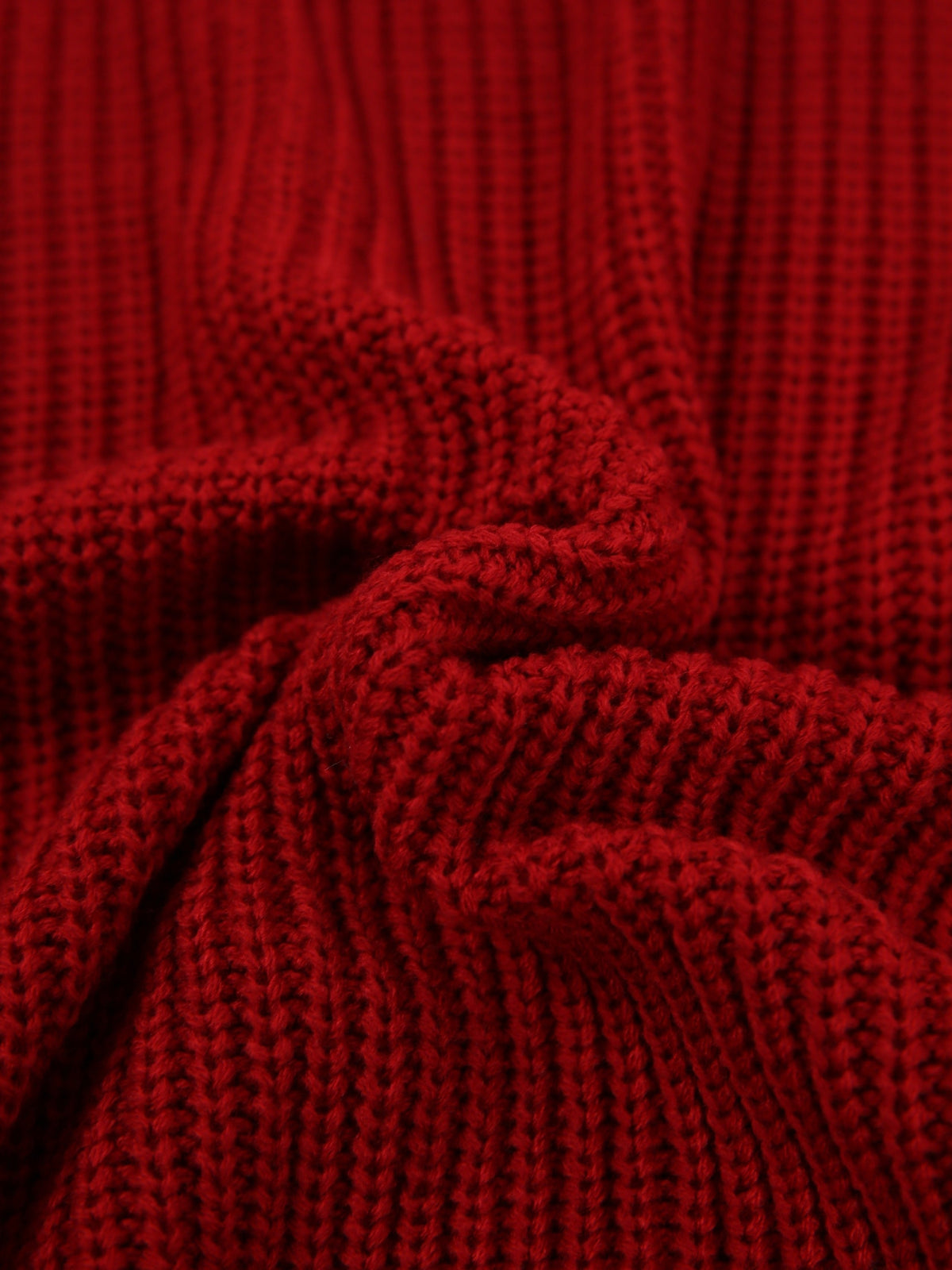 Women's Oversized Knit Sweater Dress with Mock Neck | Chunky Rib Texture, Long Sleeves, Split Hem | 4 Colors