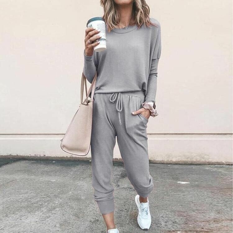 Women's Two-Piece Coordinated Set | Matching Top and Bottoms Set | Sizes S to 3XL | 15 Colorways to Choose From