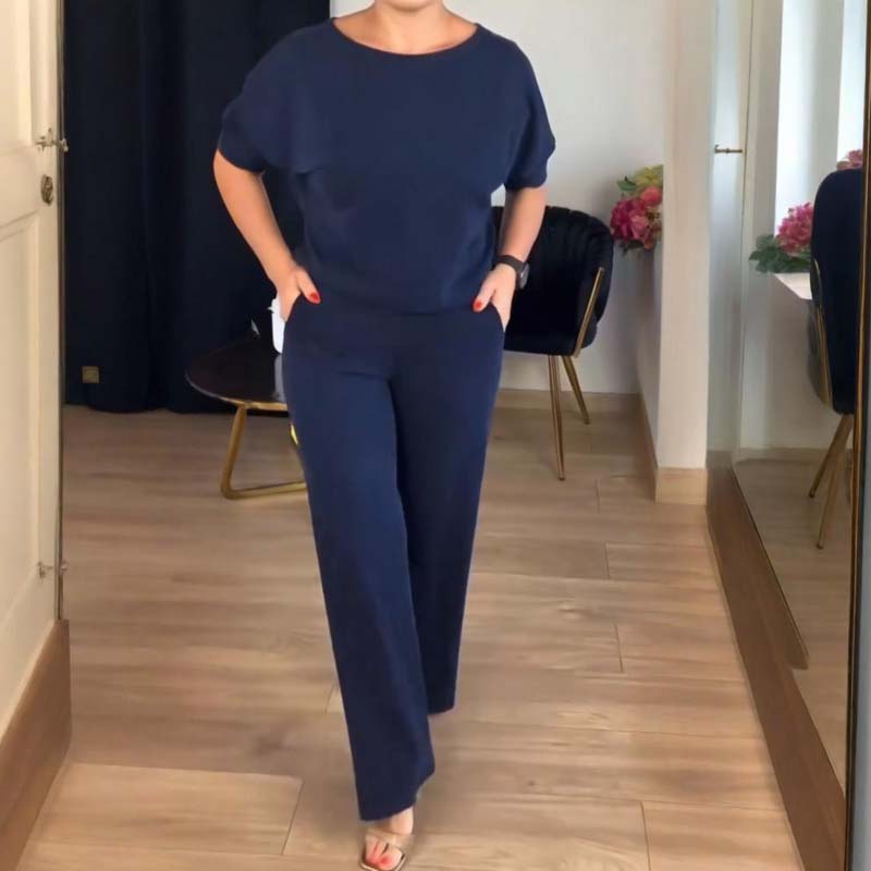 Women's Three Piece Pant Suit | Matching Jacket, Coat and Trousers | Structured Cut in a Breathable Fabric | Size S-5XL, 5 Colors