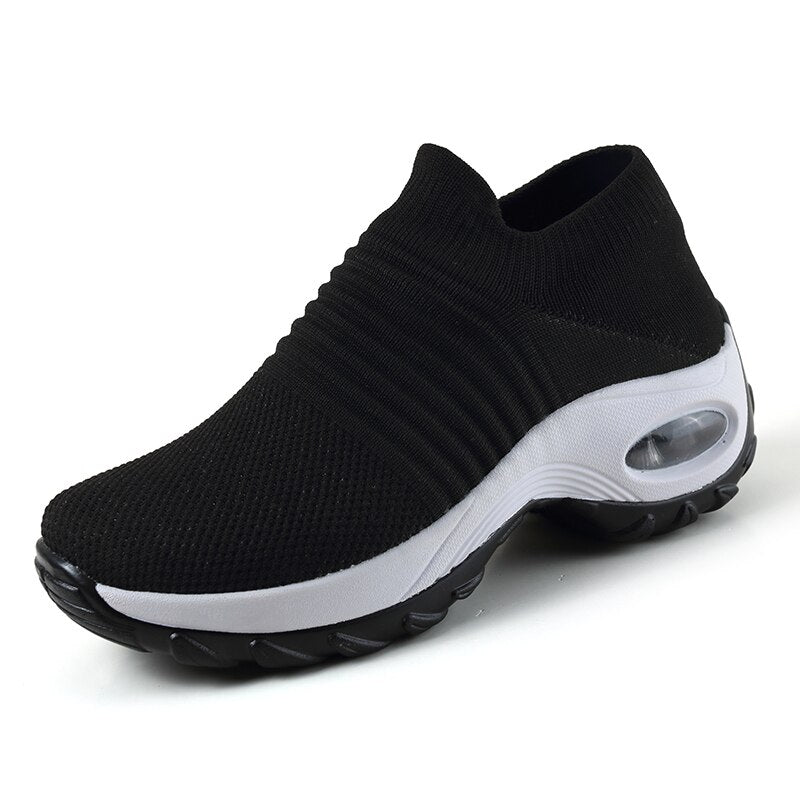Women's Lightweight Sneakers with Padded Insole | Breathable Walking Shoes on a Cushioned Sole | Size 5.5-10, 8 Colors