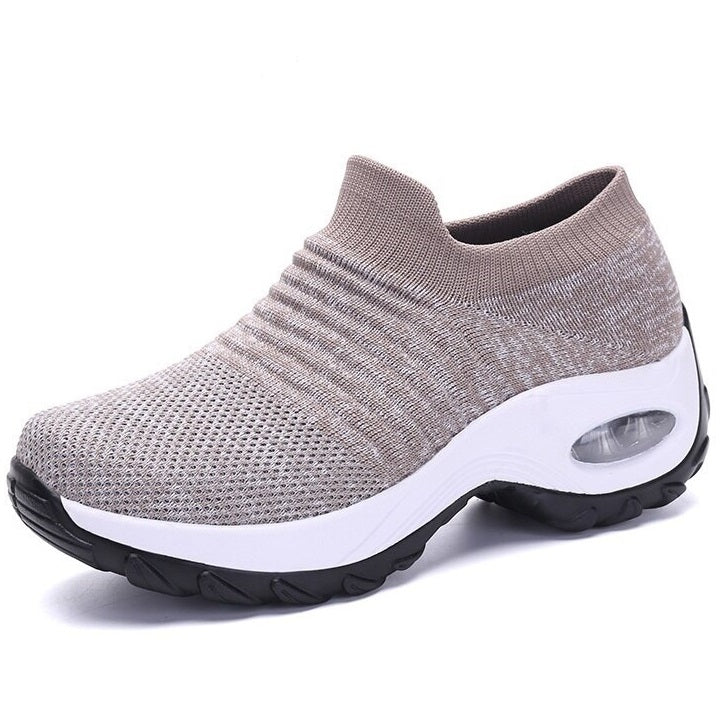 Women's Lightweight Sneakers with Padded Insole | Breathable Walking Shoes on a Cushioned Sole | Size 5.5-10, 8 Colors