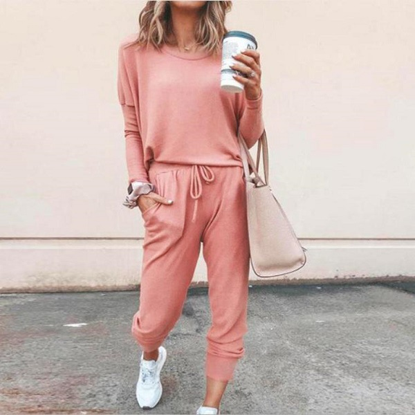 Women's Two-Piece Coordinated Set | Matching Top and Bottoms Set | Sizes S to 3XL | 15 Colorways to Choose From