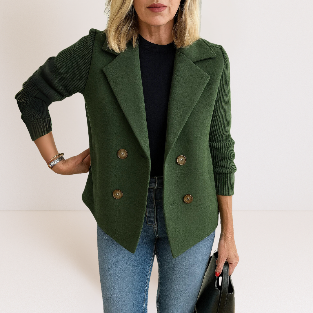 Women's Fitted Lightweight Blazer with Pockets | Slim Silhouette, Breathable Fabric, Machine Washable | Size XS-5XL