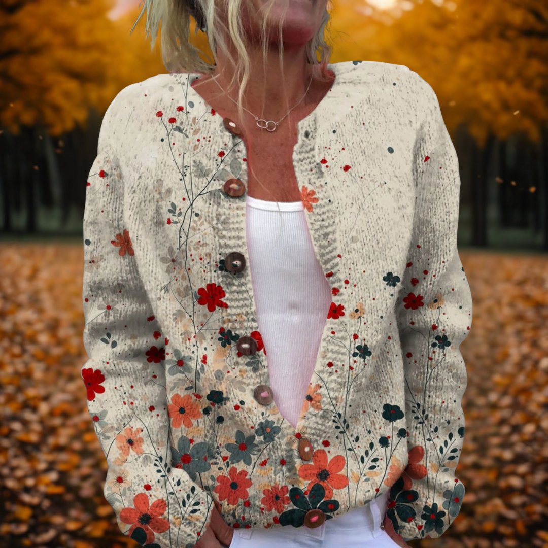 Women's Open Front Knit Cardigan with Relaxed Drape | Soft Breathable Layer for Fall, Wrinkle-Friendly | Size S-3XL
