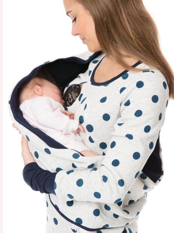 Women's Hoodie | Size S-XL | Grey, Yellow, Burgundy, Grey Polka Dot, Grey Floral Print, Dark Grey and 2 more