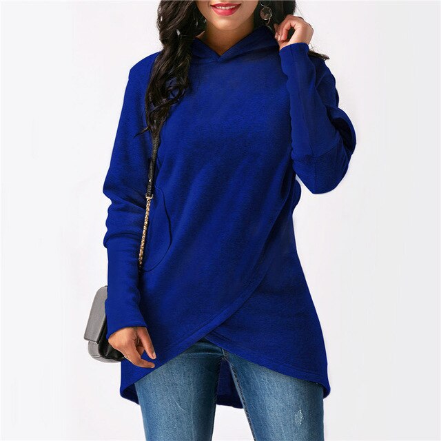 Women's Pullover Hoodie in Soft Warm Fabric | Cozy Hooded Sweatshirt for Cool Days and Everyday Wear | Size S-3XL