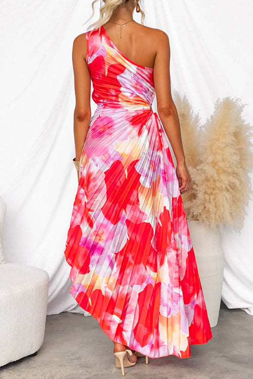 A-Line Summer Maxi Dress with Sleeveless Design