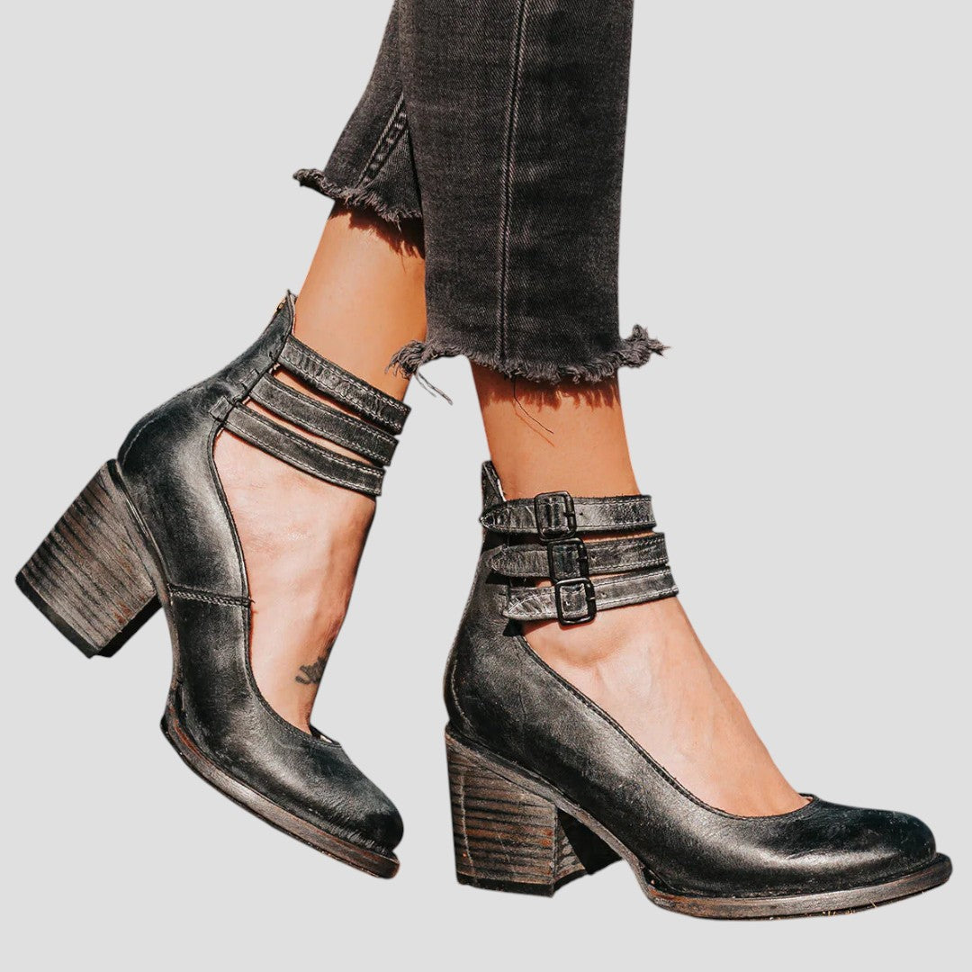 Women's Mid Calf Boots with Support Sole | Comfortable Booties in a Slim, Tapered Line | Size 5-10.5