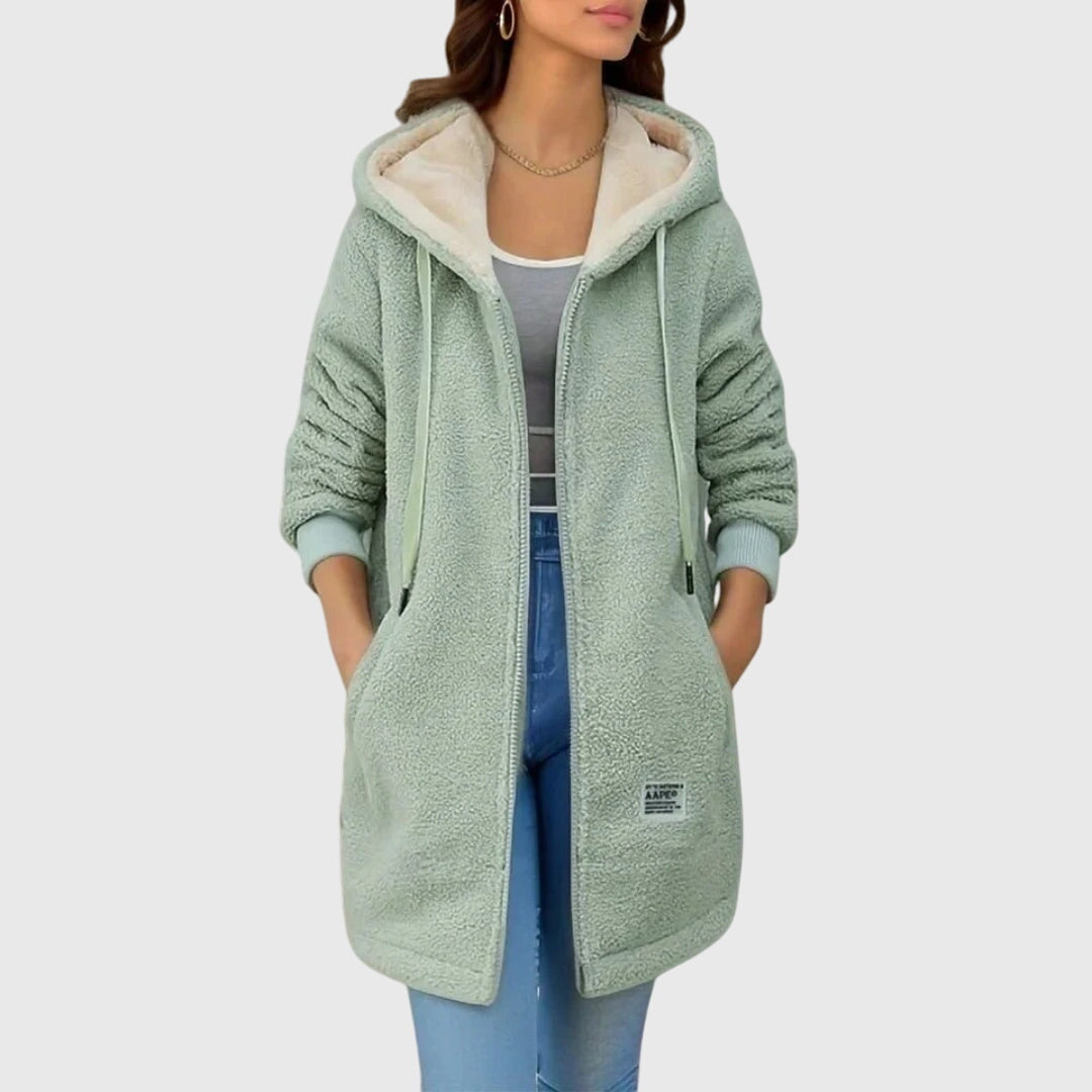 Women's Hooded Jacket in Breathable Fabric | Soft Warm Transitional Outerwear for Chilly Days | Size M-3XL