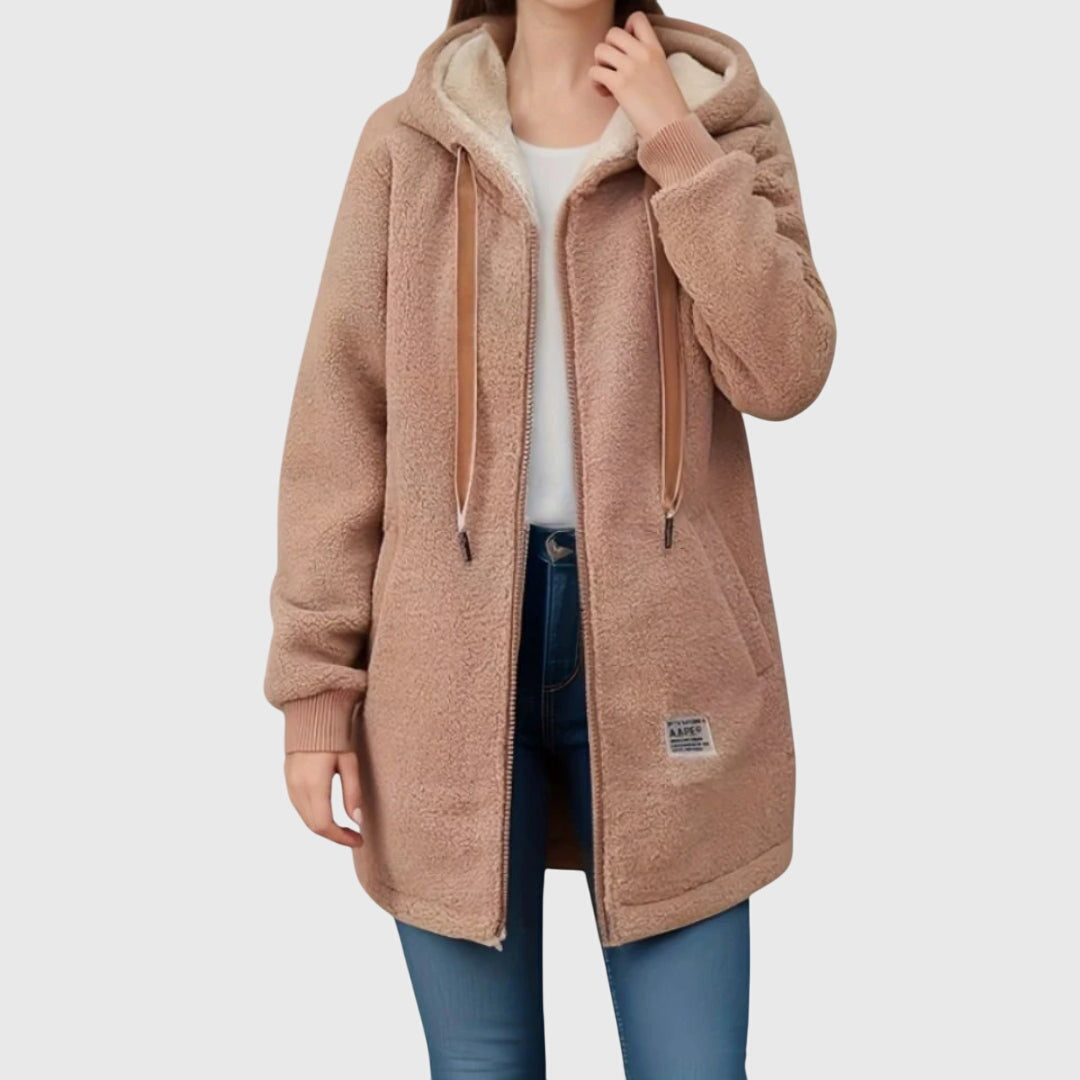 Women's Hooded Jacket in Breathable Fabric | Soft Warm Transitional Outerwear for Chilly Days | Size M-3XL