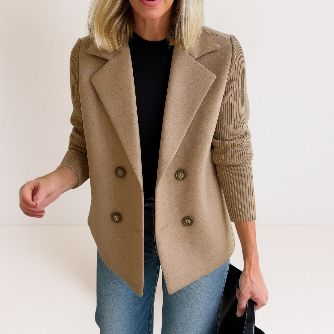 Women's Fitted Lightweight Blazer with Pockets | Slim Silhouette, Breathable Fabric, Machine Washable | Size XS-5XL