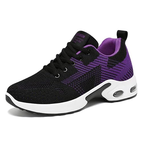 Women's Memory Foam Sneakers | Breathable Upper and Cushioned Sole for Long Days on Your Feet | Size 5-10.5, 7 Colors