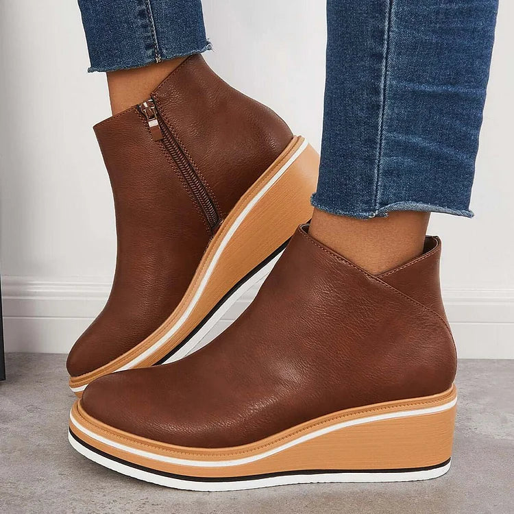 Women's Winter Boots with Non-Slip Sole | Warm Lining and Cushioned Insole, Light Build | Size 5-10.5, 4 Colors