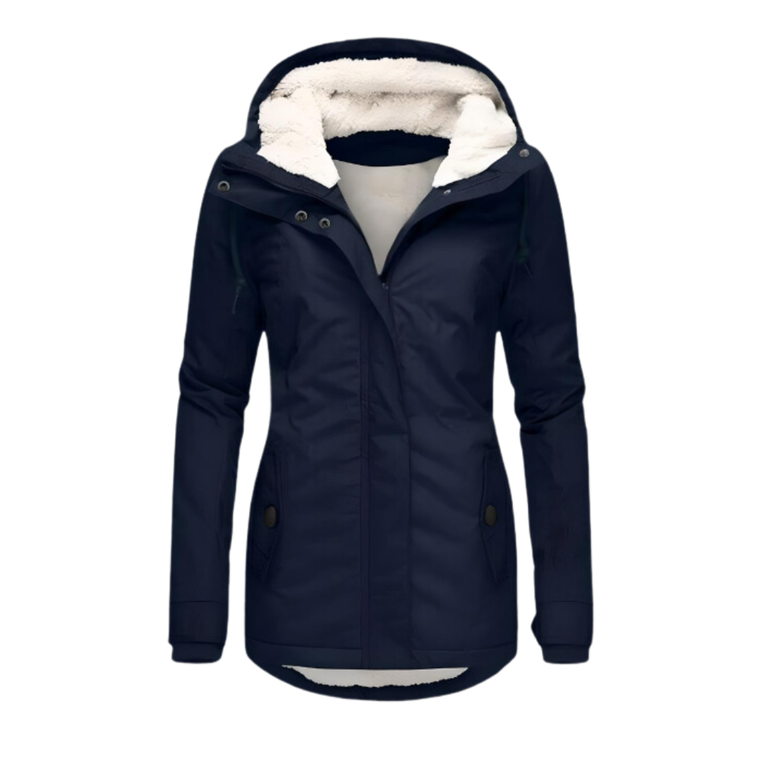 Womens Parka with Water Repellent and Hood | Thermal Lining | For Winter | Size S-3XL
