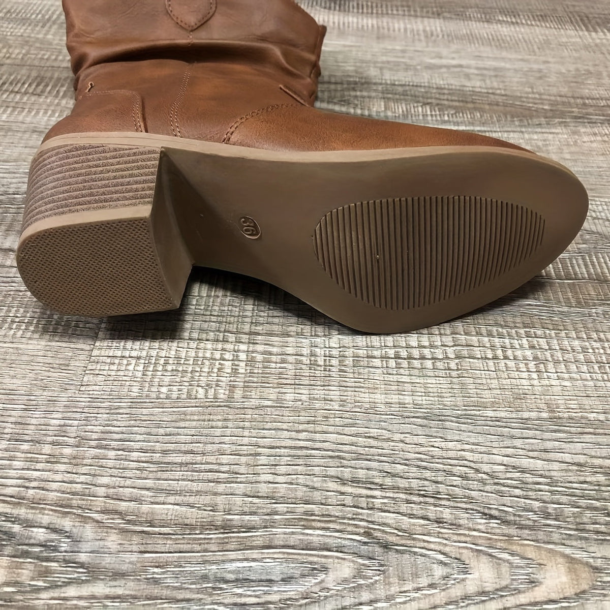 Women's Knee High Pull On Boots with Slouchy Shaft | Low Flat Heel, No Zip Closure | Size 5.5-10.5, 3 Colors