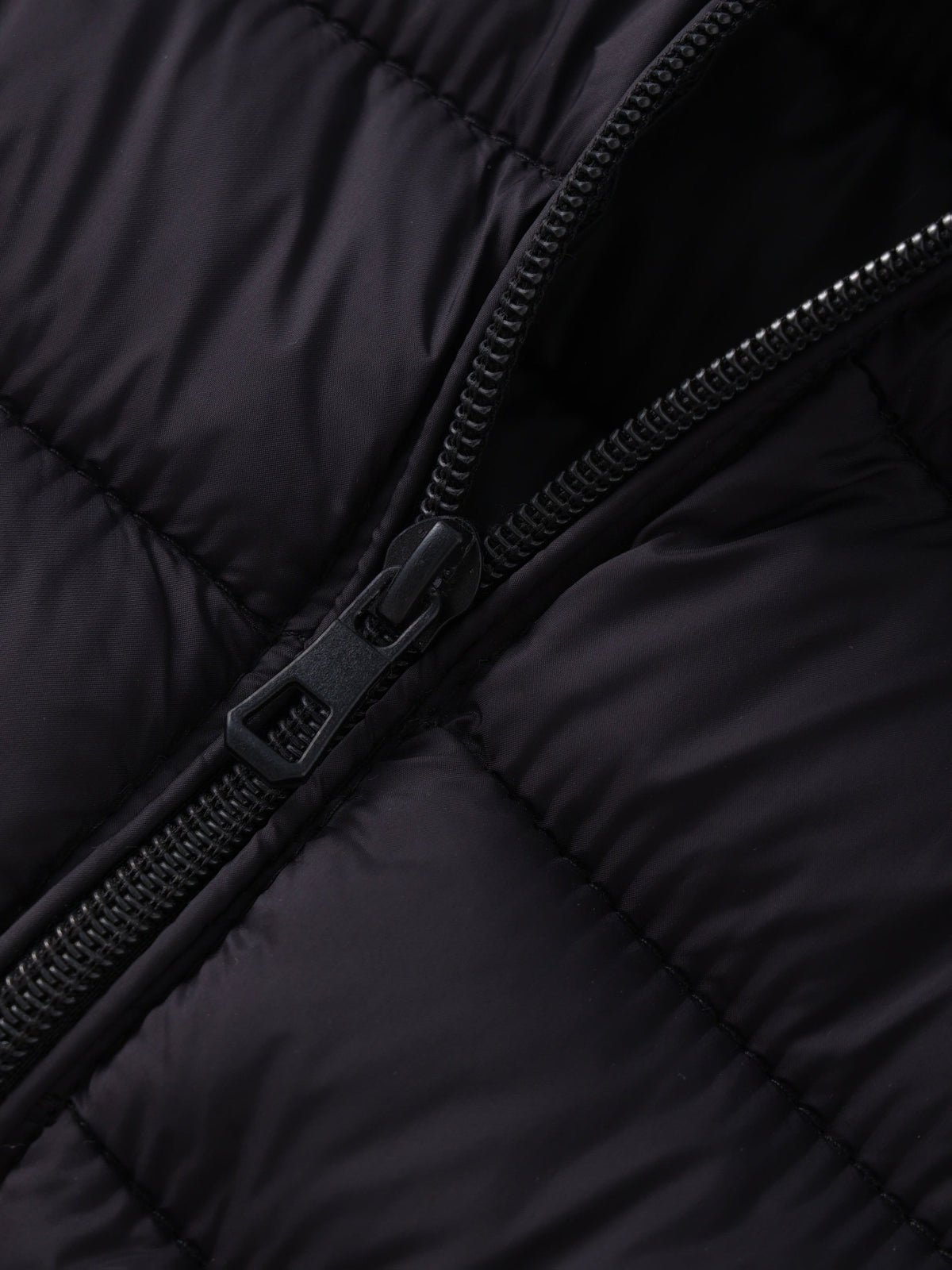 Women's Puffer Jacket with Down Filling and Fitted Cut | Knit, Zip Closure | For Winter | Size L-2XL | Matcha, Black, Khaki, Mint