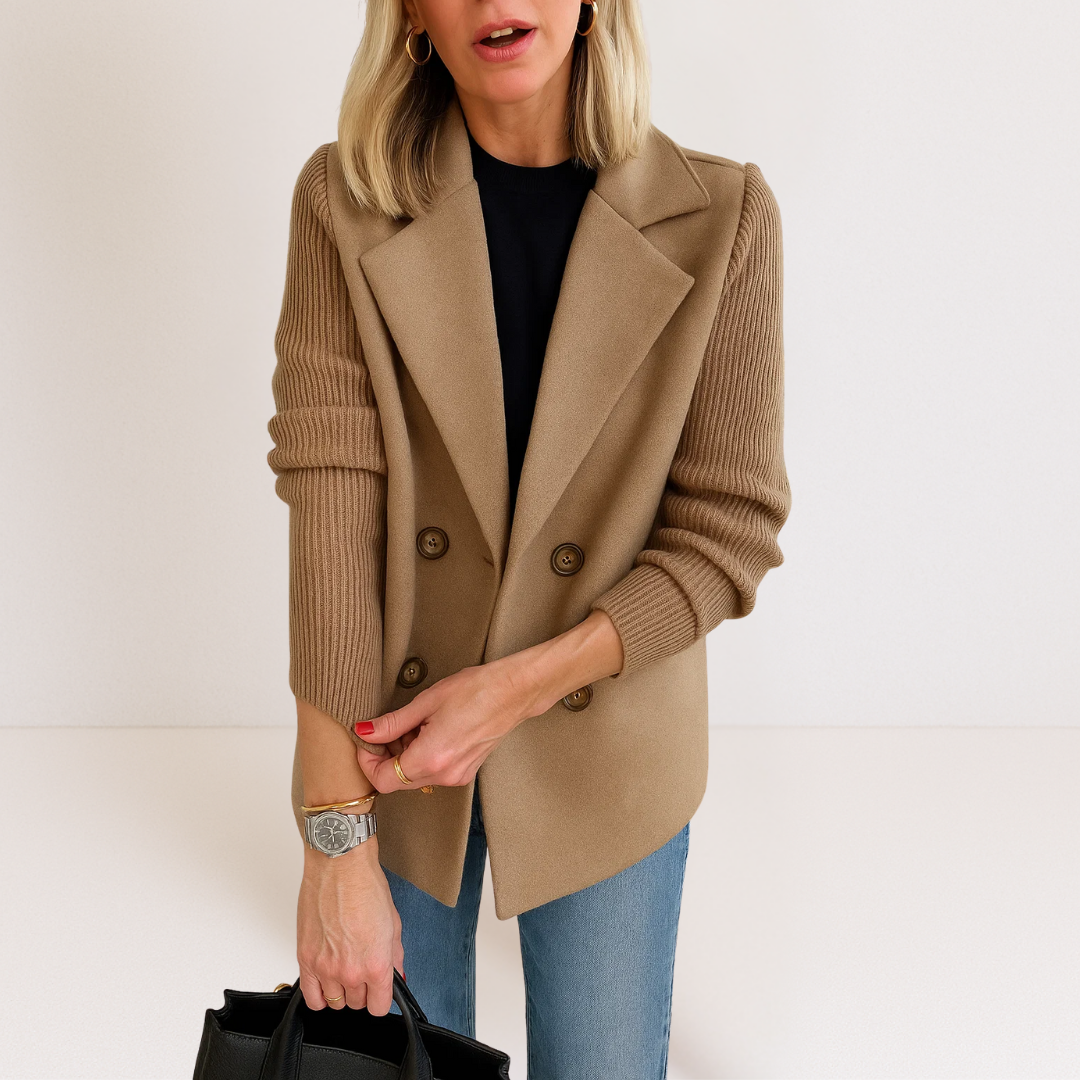 Women's Fitted Lightweight Blazer with Pockets | Slim Silhouette, Breathable Fabric, Machine Washable | Size XS-5XL