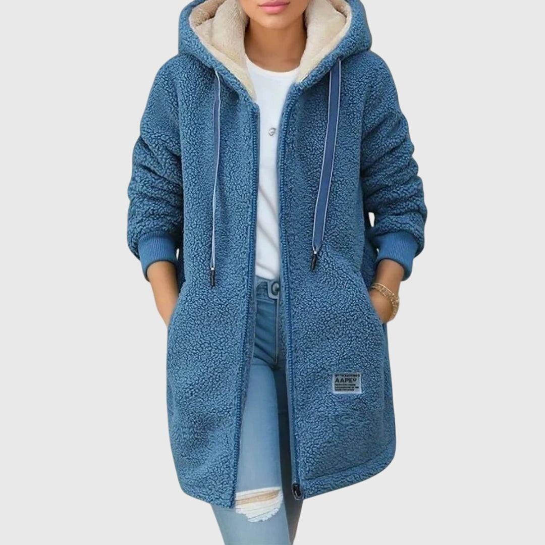 Women's Hooded Jacket in Breathable Fabric | Soft Warm Transitional Outerwear for Chilly Days | Size M-3XL