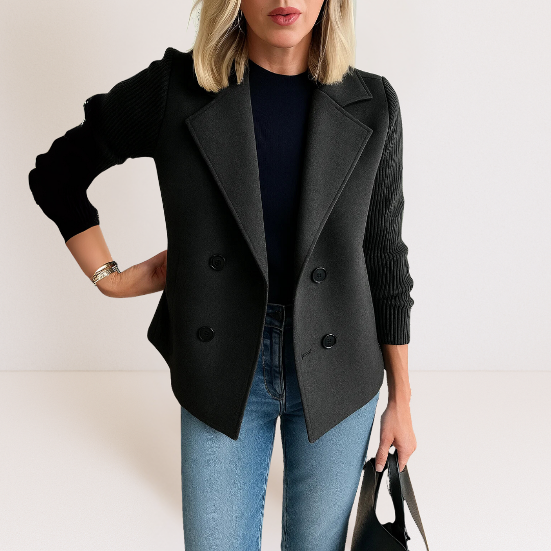 Women's Fitted Lightweight Blazer with Pockets | Slim Silhouette, Breathable Fabric, Machine Washable | Size XS-5XL
