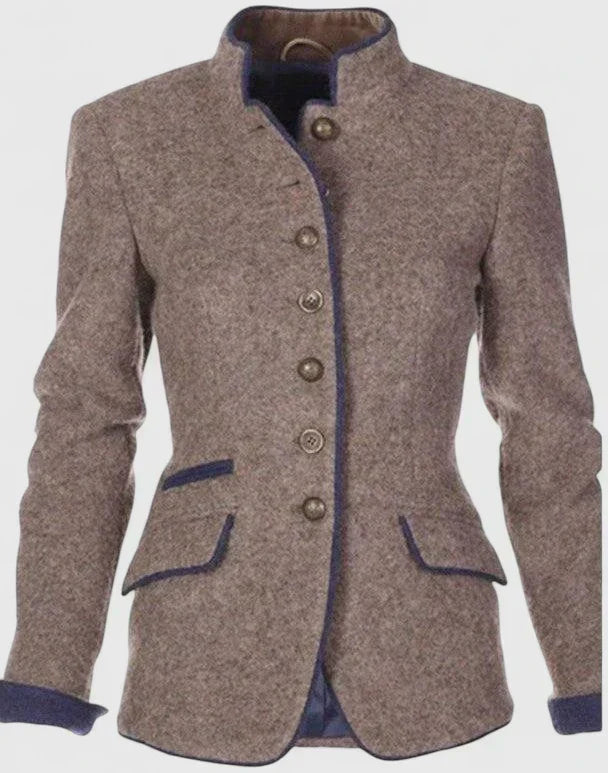 Women's High Collar Cardigan Sweater with Long Sleeves | Comfortable Flattering Fit for Casual or Dressy Looks | Size S-3XL