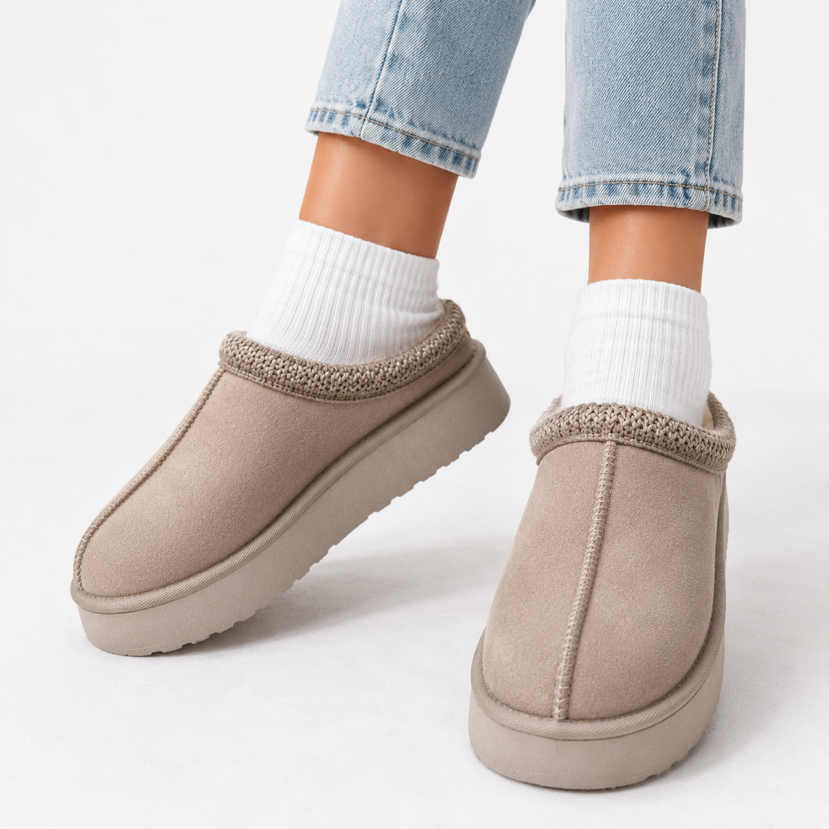 Women's Clog Slippers with a Soft Lined Interior | Closed Toe Slip On House Shoes | Platform Sole, Sizes 3-13, 4 Colors
