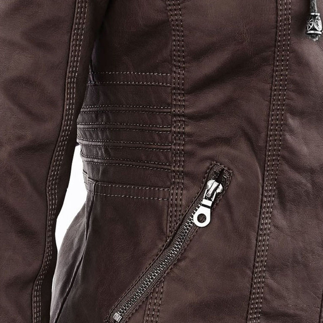 Women's Slim Fit Hooded Jacket with Full Zip Closure | Multi-Pocket Utility Style, Detailed Stitching | Size S-3XL