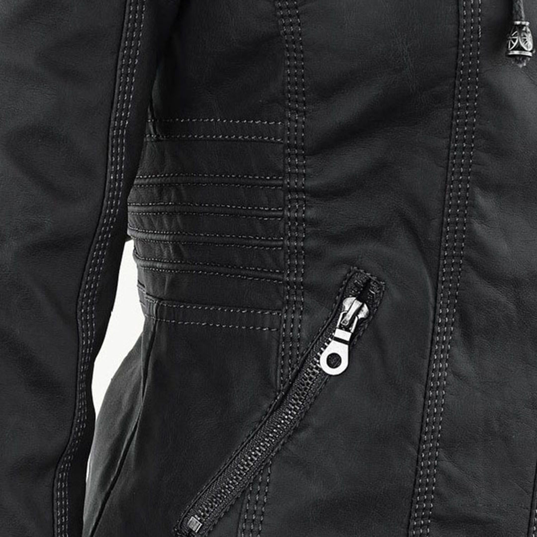 Women's Slim Fit Hooded Jacket with Full Zip Closure | Multi-Pocket Utility Style, Detailed Stitching | Size S-3XL