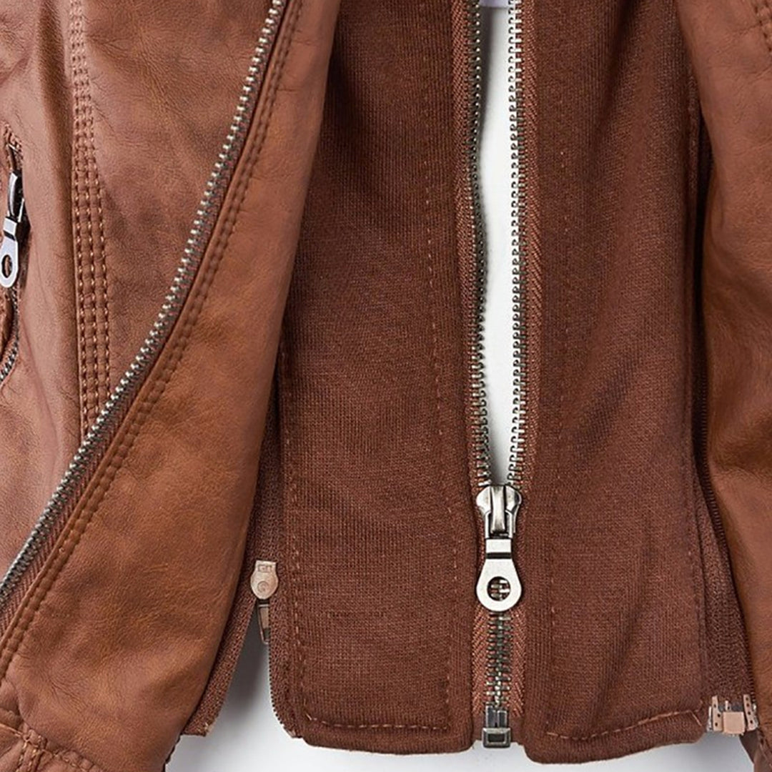 Women's Slim Fit Hooded Jacket with Full Zip Closure | Multi-Pocket Utility Style, Detailed Stitching | Size S-3XL