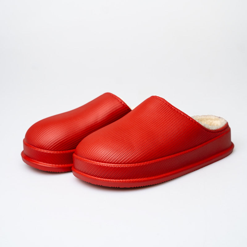 Women's Platform Slippers on a Thick EVA Sole | Closed Toe Mules with a Plush Lining | Sizes 5.5 to 7, 3 Colors