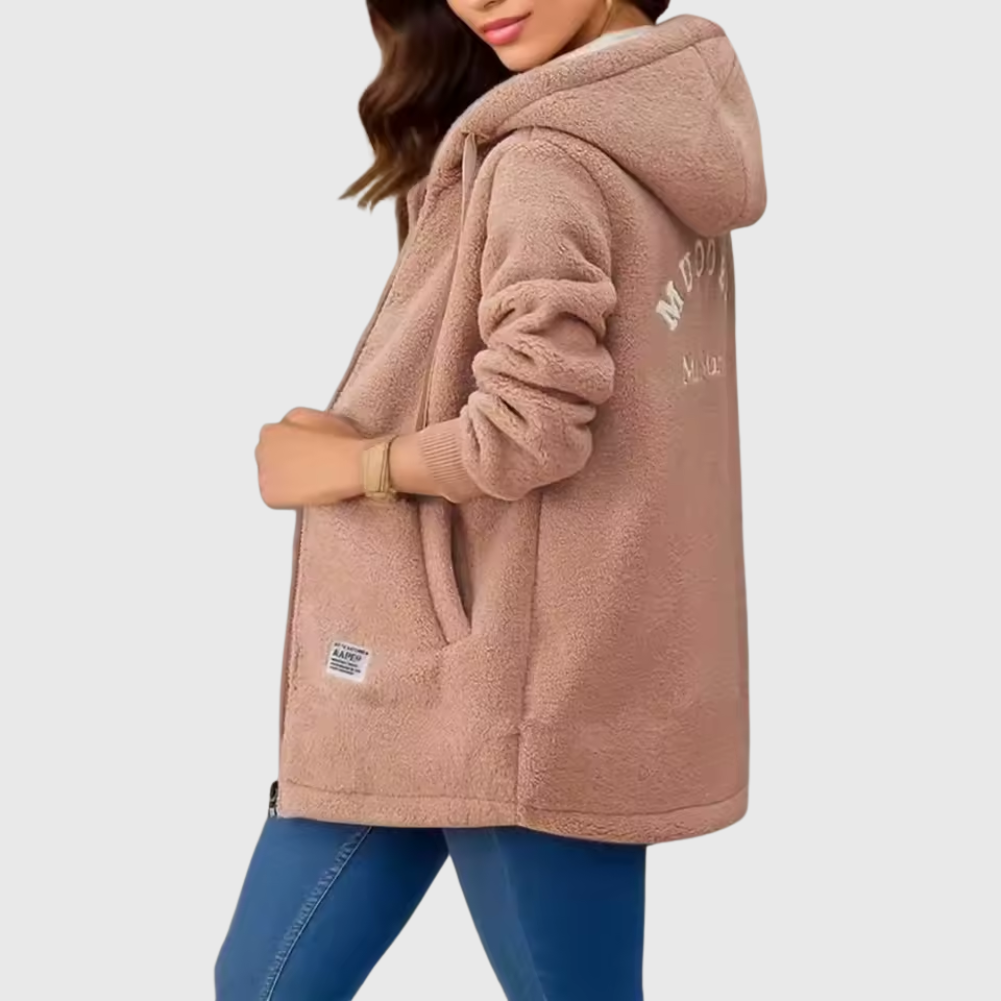 Women's Hooded Jacket in Breathable Fabric | Soft Warm Transitional Outerwear for Chilly Days | Size M-3XL