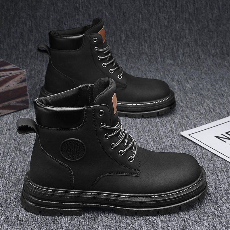 Women's Lace Up Boots with a Padded Ankle Collar | Round Toe, Cushioned Insole, Hard Wearing Lug Sole | Sizes 8-11.5, 2 Colors