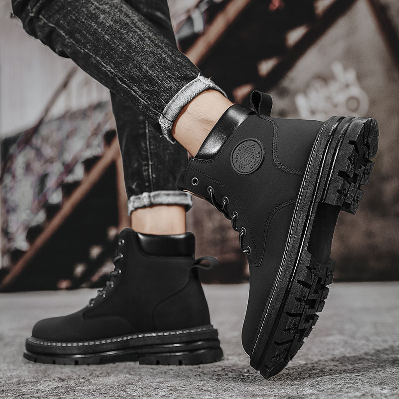 Women's Lace Up Boots with a Padded Ankle Collar | Round Toe, Cushioned Insole, Hard Wearing Lug Sole | Sizes 8-11.5, 2 Colors