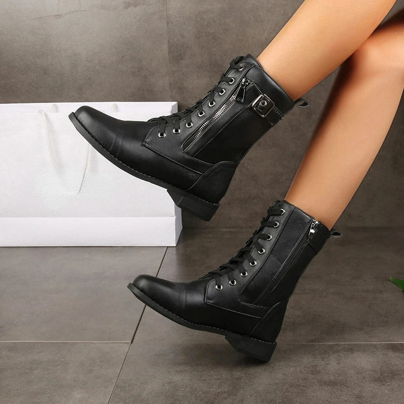 Women's Comfortable Boots with a Support Sole | Clean Classic Line and Soft Uppers for Office Days | Size 6-9, 3 Colors