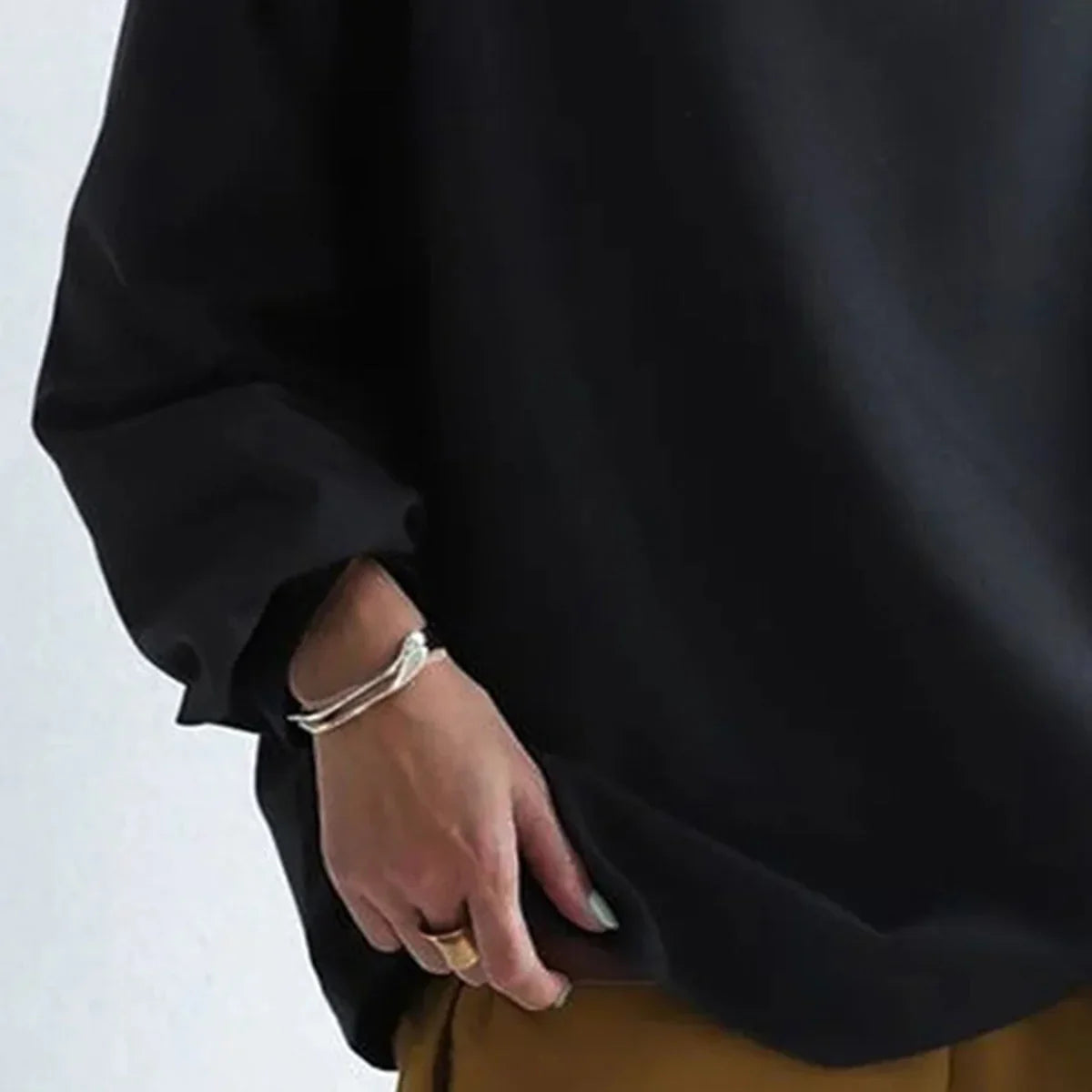 Women's Sweater with Oversized Fit | Size S-3XL | Black