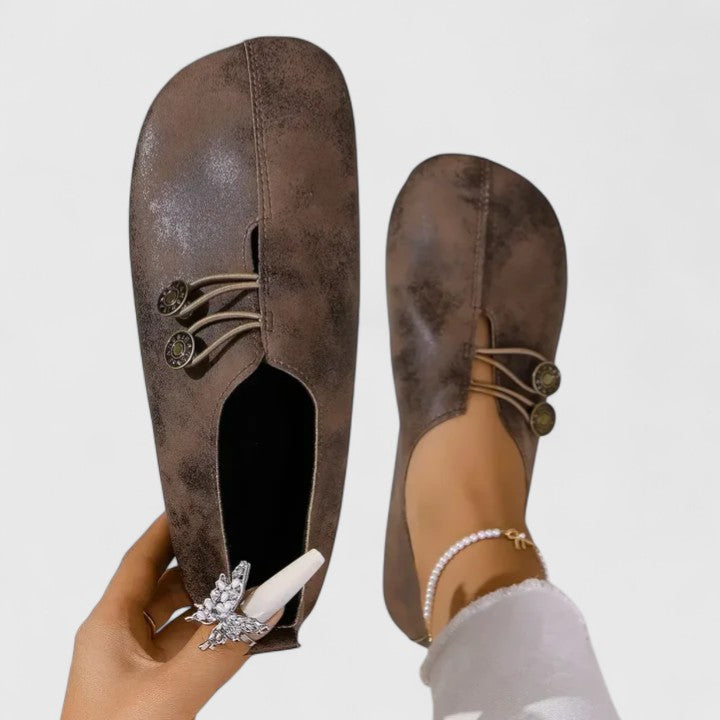 Women's Slip On Shoes with a Tapered Toe | Padded Insole and Soft Lining | Loafers for Women at the Desk | Size 6-9, 4 Colors