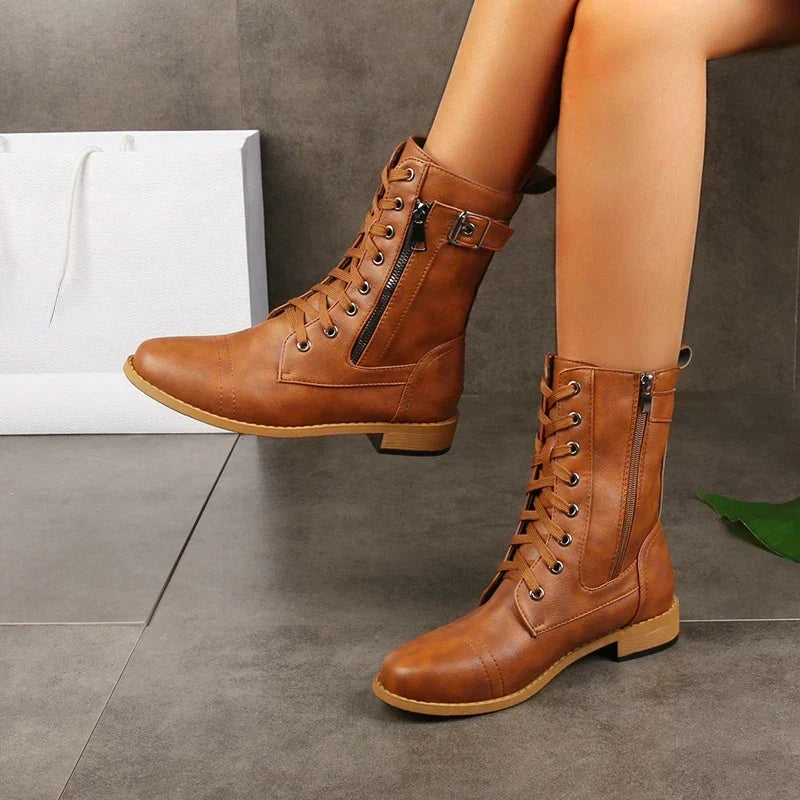 Women's Comfortable Boots with a Support Sole | Clean Classic Line and Soft Uppers for Office Days | Size 6-9, 3 Colors
