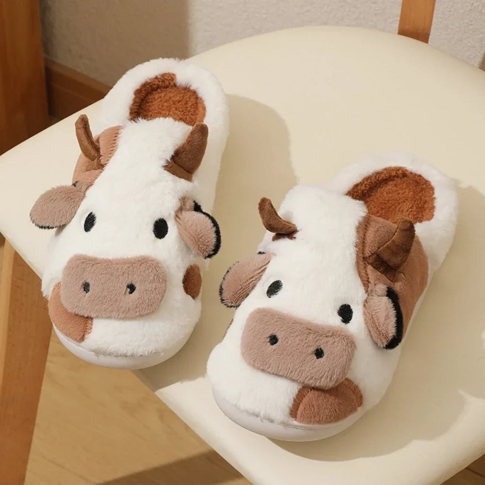 Women's Cozy Slippers in Printed Plush | Closed Toe House Shoes with a Soft Lining | Non Slip Sole, 3 Colors