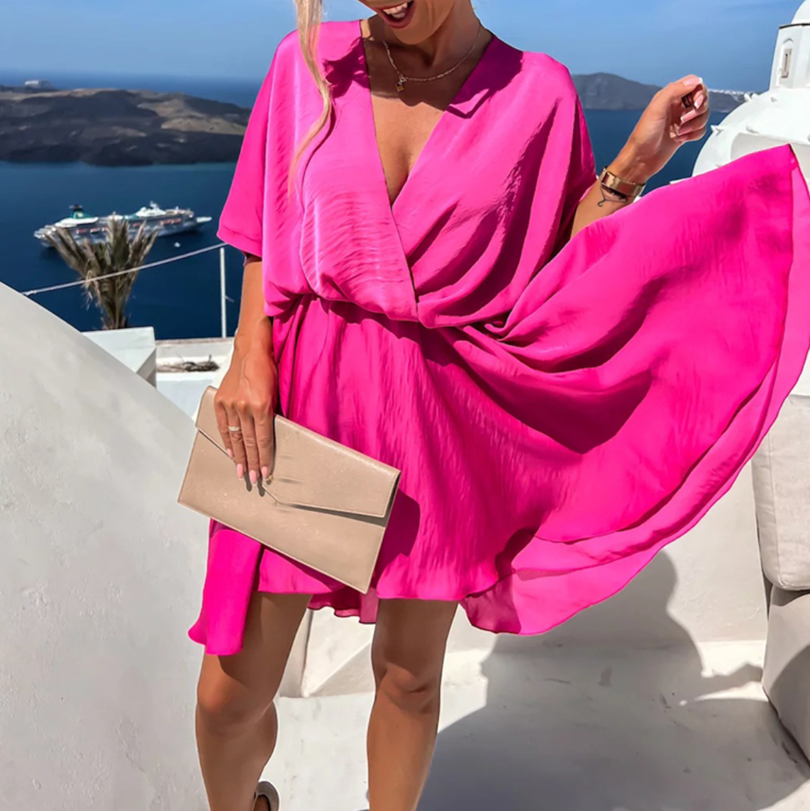 Sleeveless Mini Dress with Streamlined Silhouette