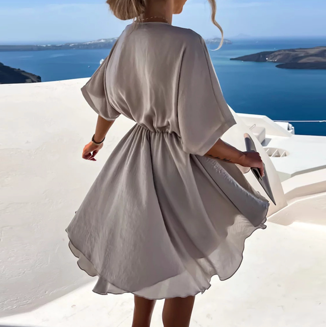 Sleeveless Mini Dress with Streamlined Silhouette
