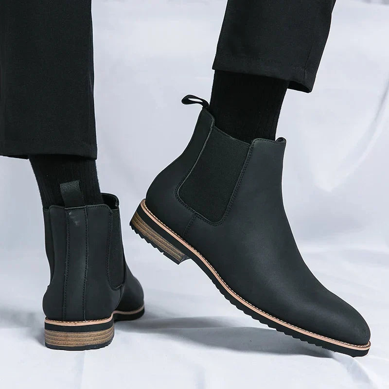 Women's Black Boots with Cushioned Footbed and Embroidery | Size 8-16 | Midnight Black, Espresso