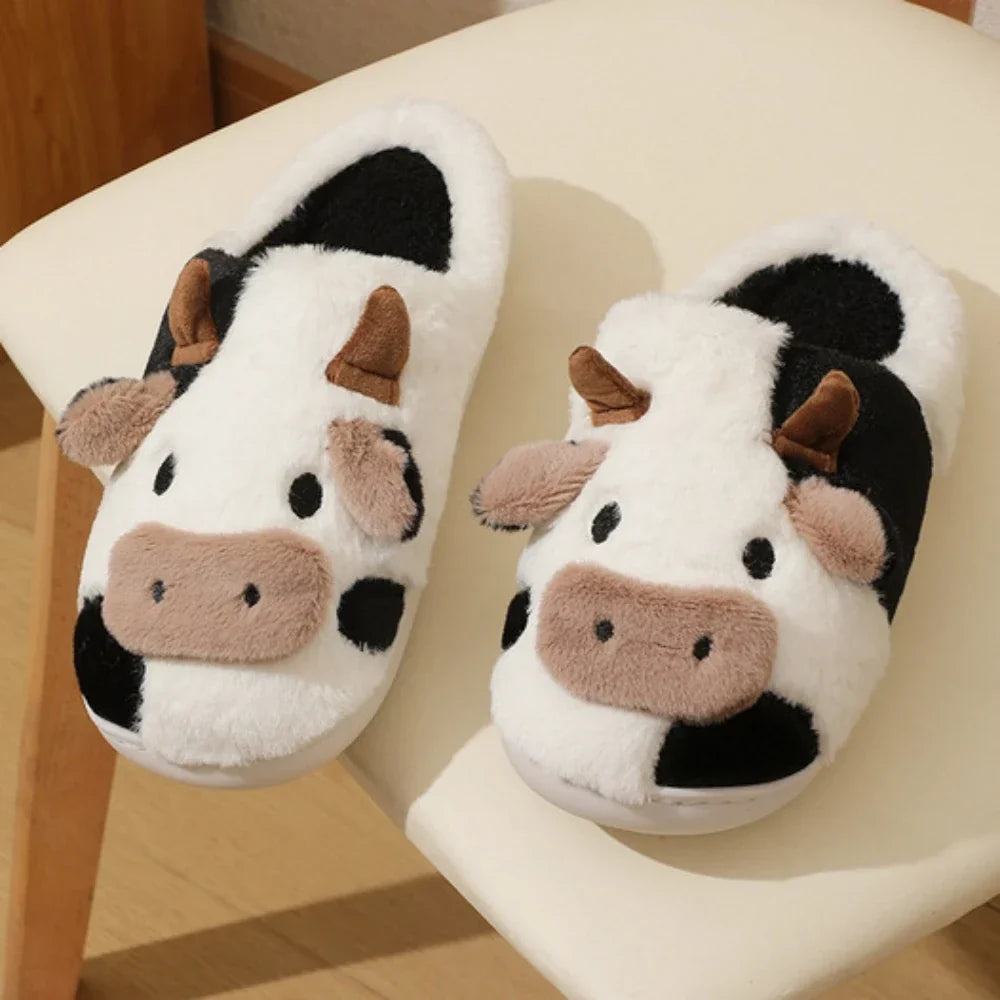 Women's Cozy Slippers in Printed Plush | Closed Toe House Shoes with a Soft Lining | Non Slip Sole, 3 Colors