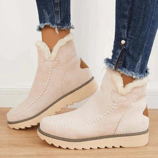Women's Boots with Lace-Up | For Winter | Size 5-11 | Black, Beige, Brown