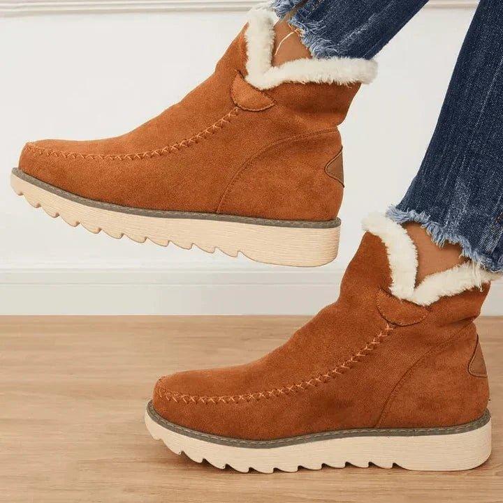 Women's Boots with Lace-Up | For Winter | Size 5-11 | Black, Beige, Brown