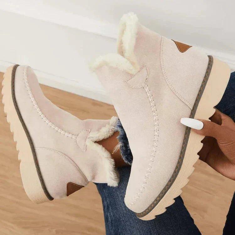 Women's Boots with Lace-Up | For Winter | Size 5-11 | Black, Beige, Brown