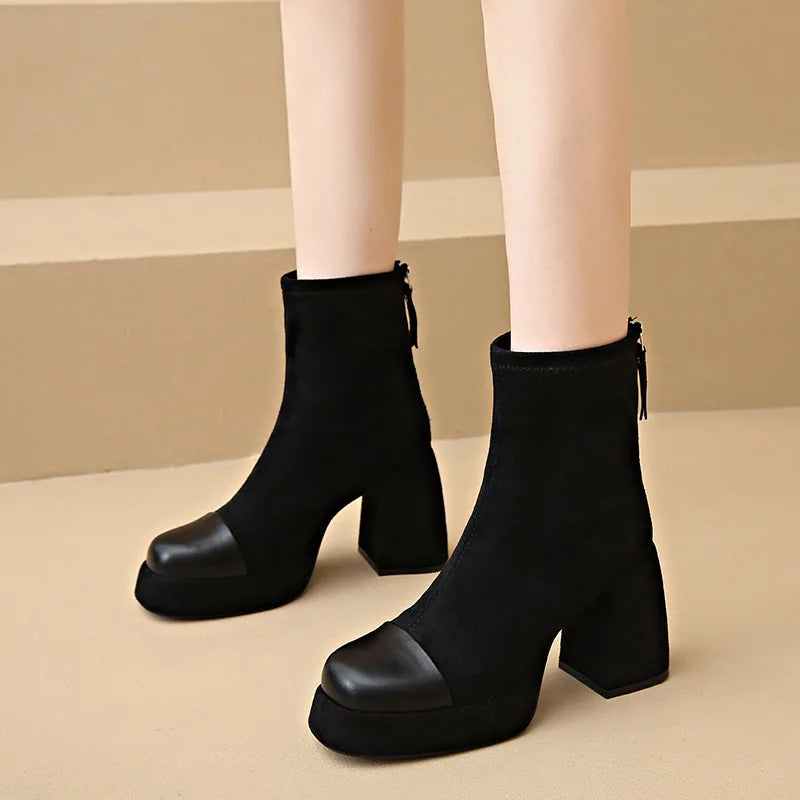 Women's Casual Boots with Cushioned Footbed and Everyday Grip Sole | Fall and Winter Footwear | Size 5-12