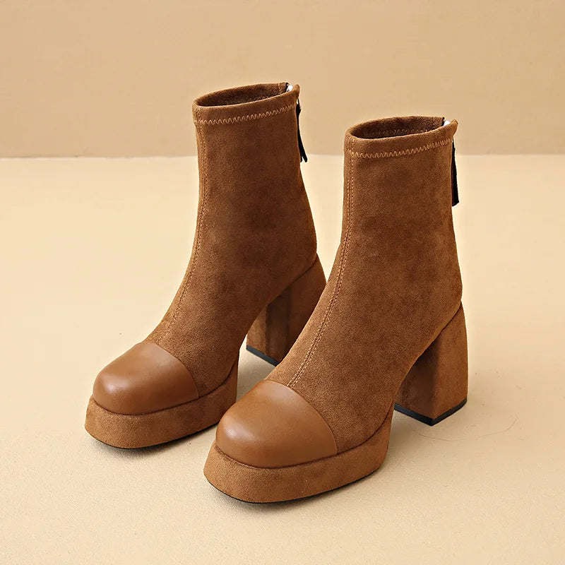 Women's Casual Boots with Cushioned Footbed and Everyday Grip Sole | Fall and Winter Footwear | Size 5-12