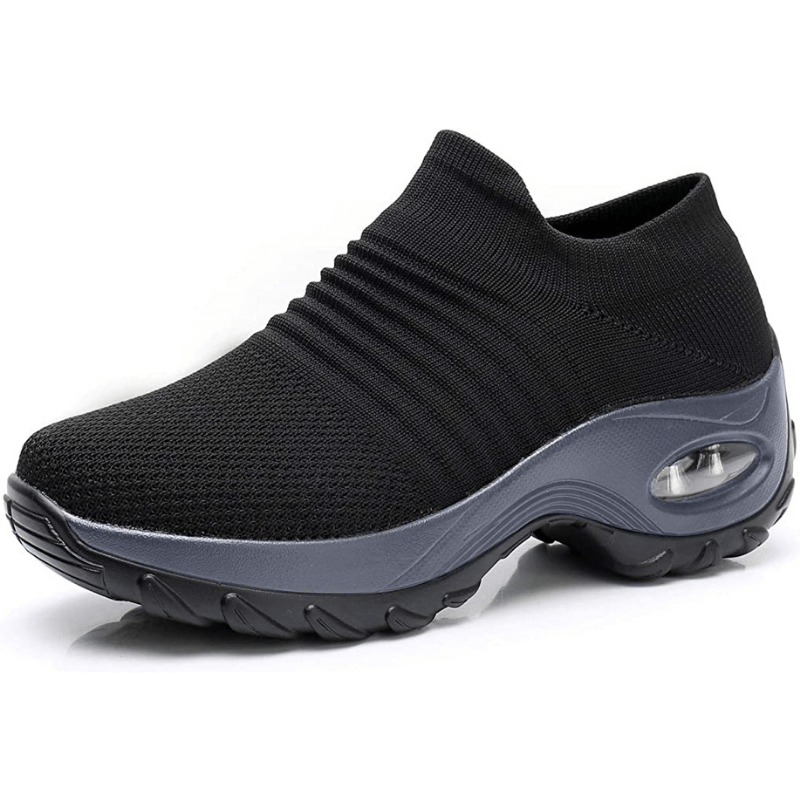 Women's Lightweight Sneakers with Padded Insole | Breathable Walking Shoes on a Cushioned Sole | Size 5.5-10, 8 Colors