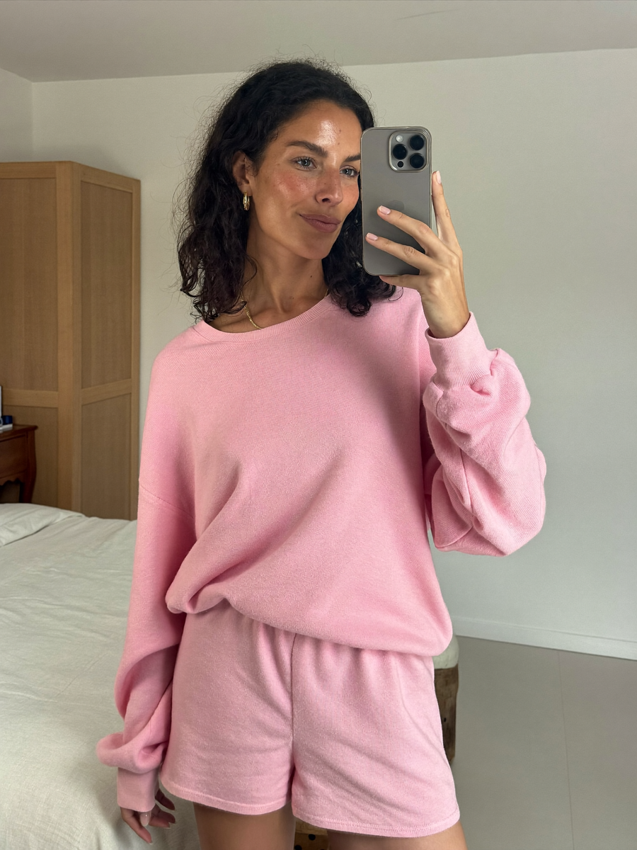 Soft layers in our knit sweater